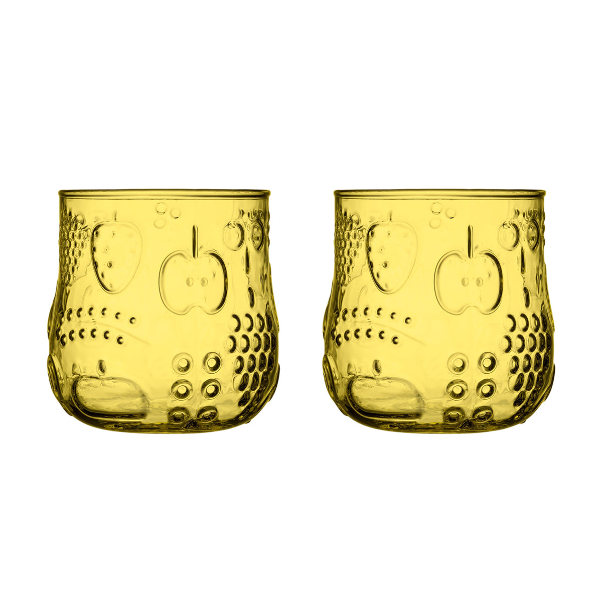 iittala Frutta Lemon Yellow Glass Tumbler - Set of 2
