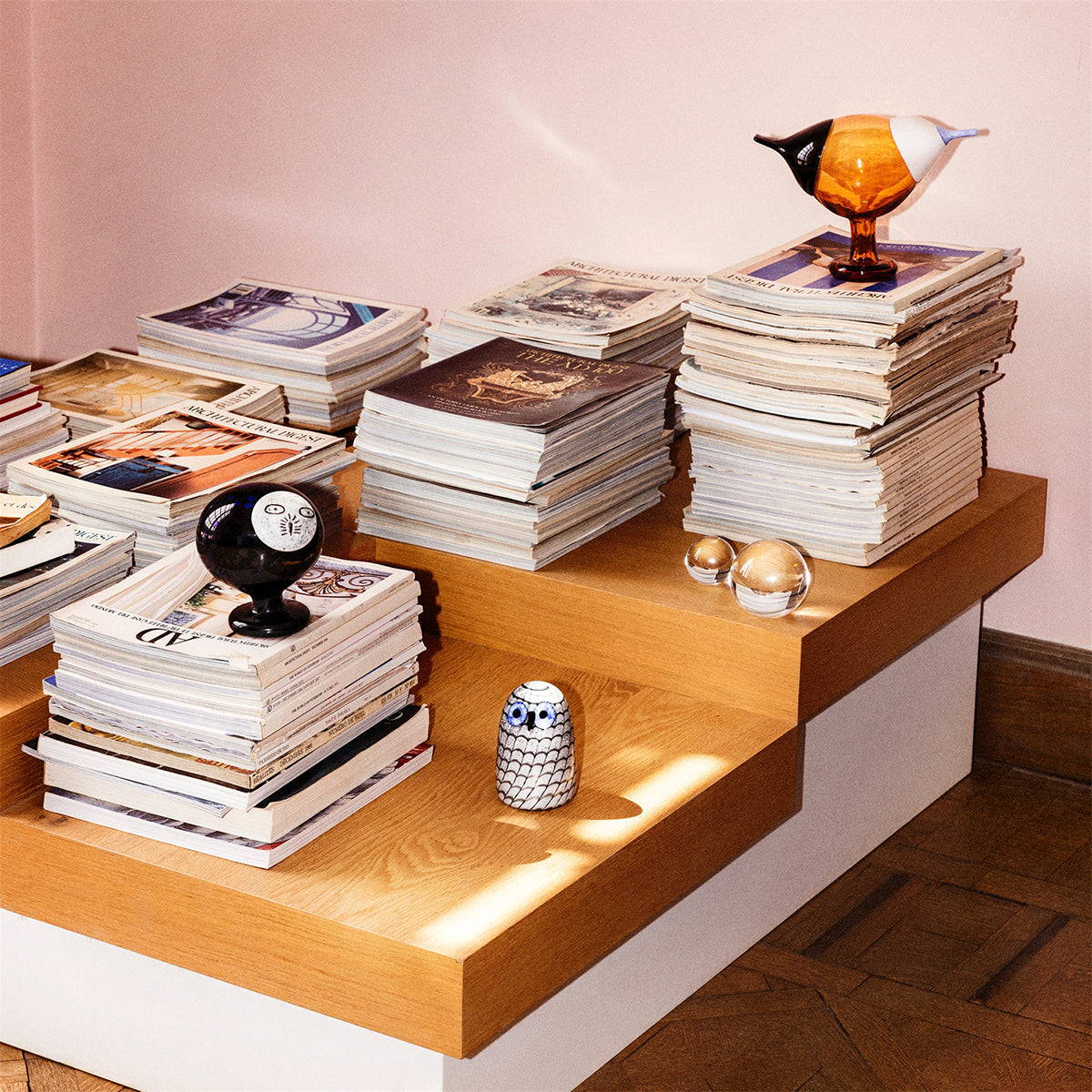 iittala Toikka Dark Grey / White Night Owl