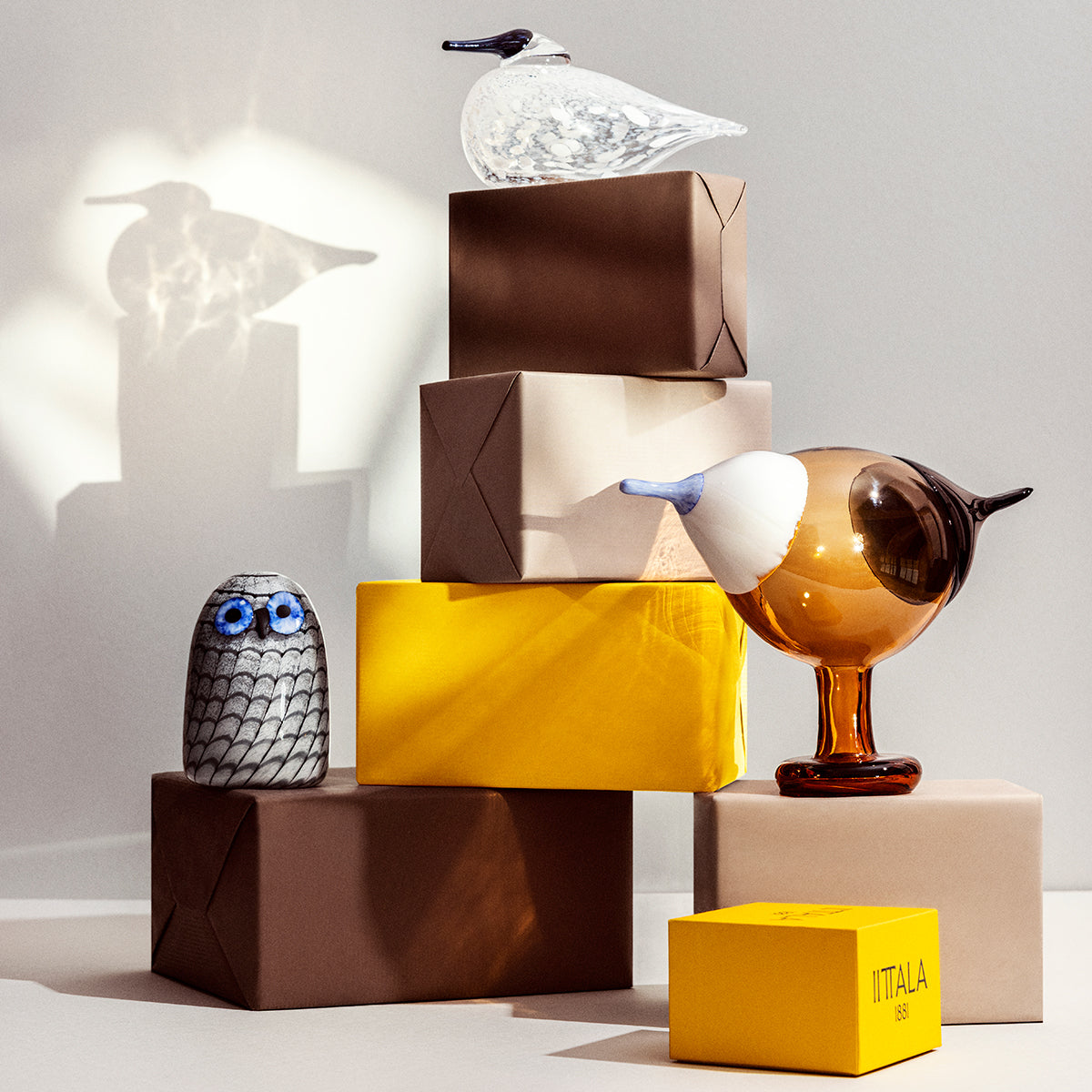 iittala Toikka Grey Owlet