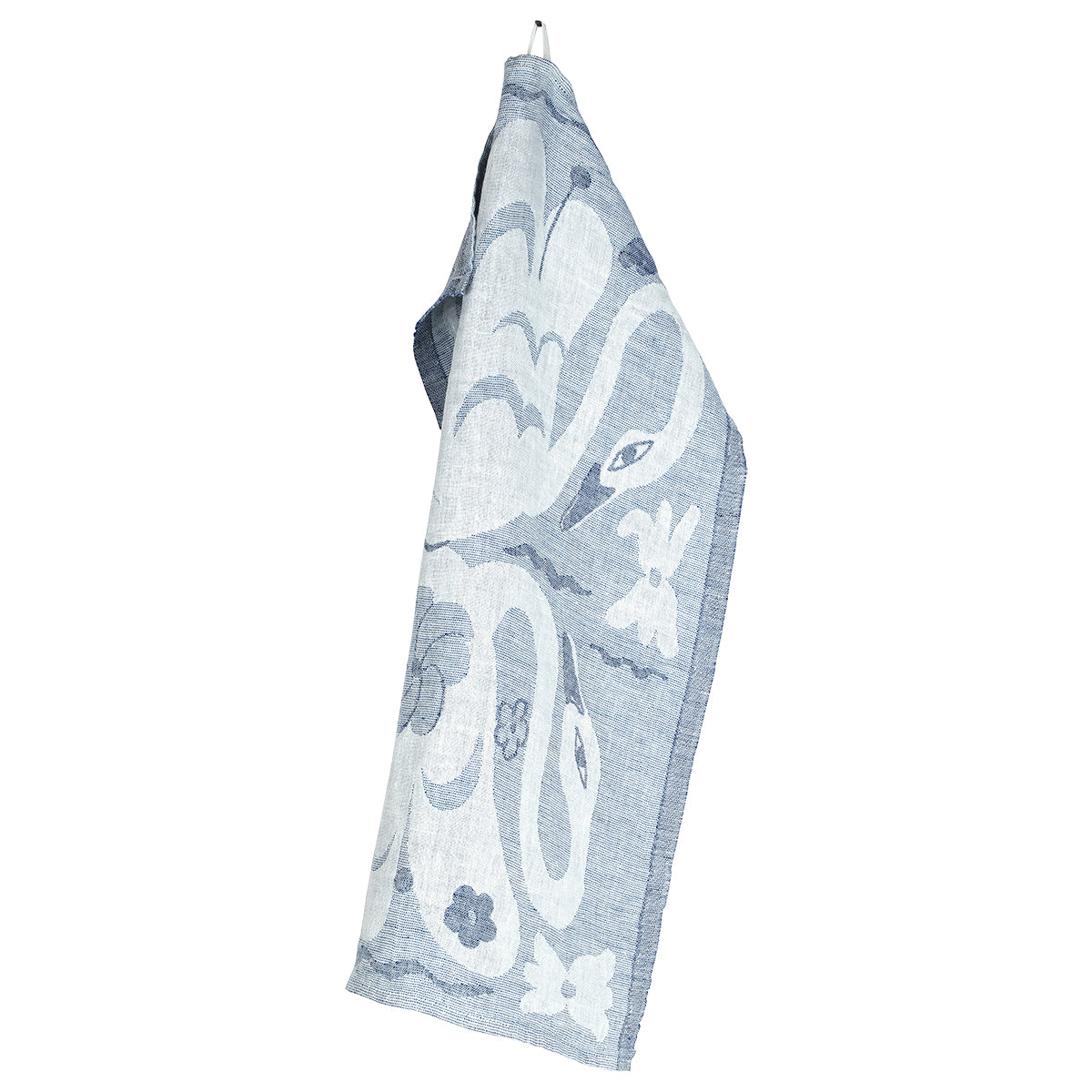 Lapuan Kankurit Kaksin Blue / White Linen Tea Towel