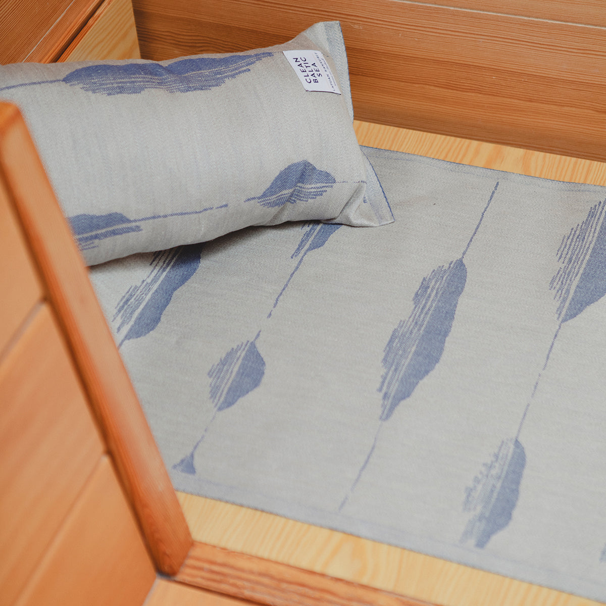 Lapuan Kankurit Merella Dark Blue / Taupe Sauna Pillow