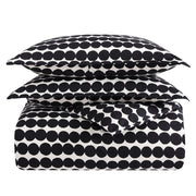 Marimekko Rasymatto White / Black King Duvet Cover Set