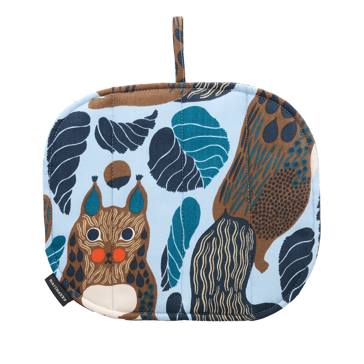 Marimekko Kurre Light Blue / Brown / Multi Pot Holder - Marimekko