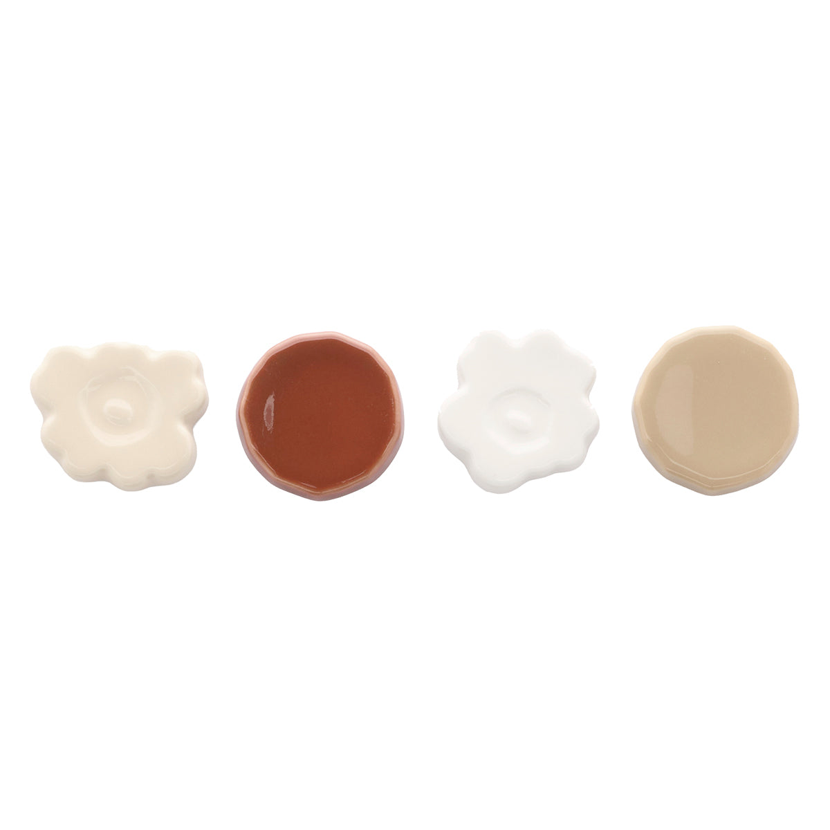 Marimekko Unikko & Kivet Beige / White / Brown Chopstick Stands