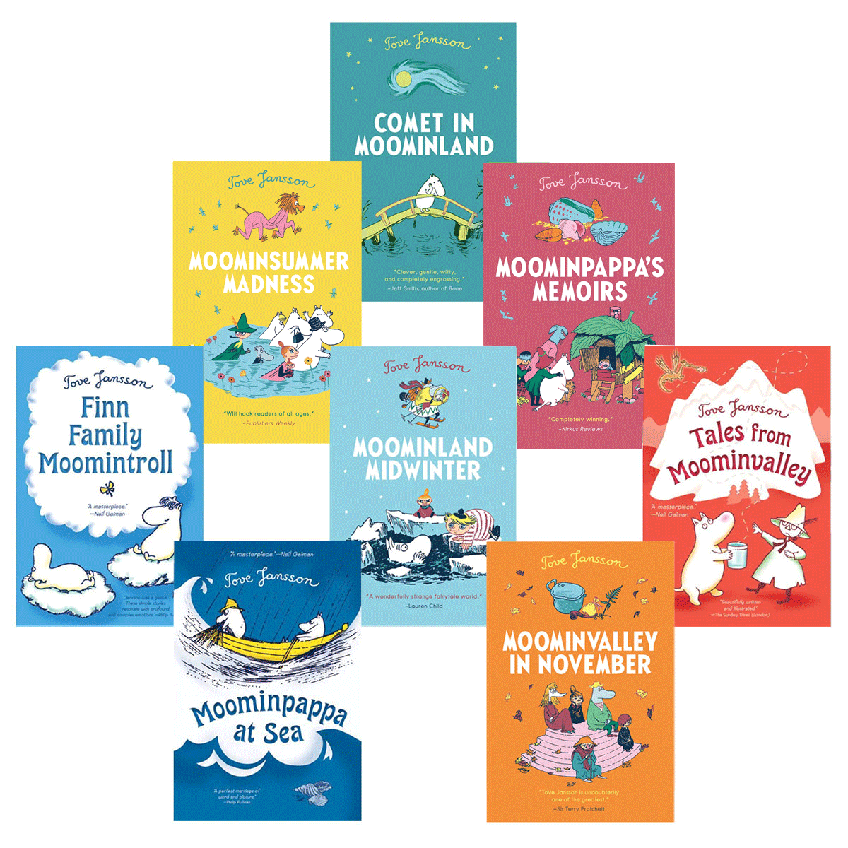 Moomin Books - Set of 8 - Moomin Books & Gifts – FinnStyle