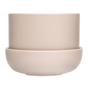 iittala Nappula Beige Plant Pot w/ Saucer