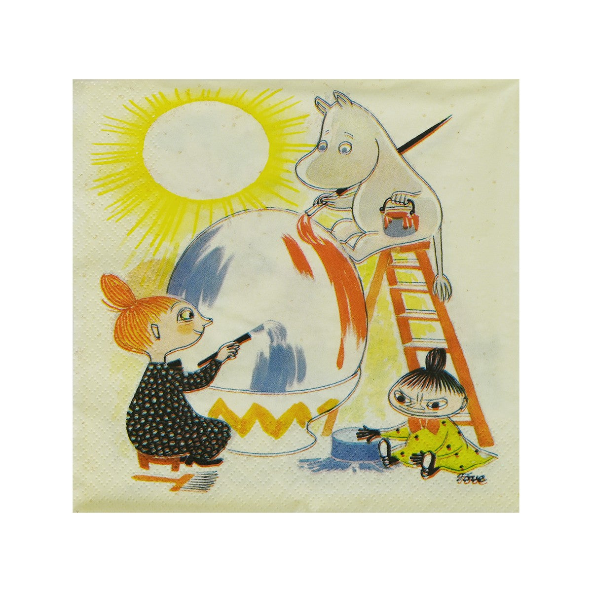 Moomin Easter Yellow / Multi Cocktail Napkins