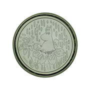 Arabia Moomin Mystical Forest Pine Green Glass Snack Plate