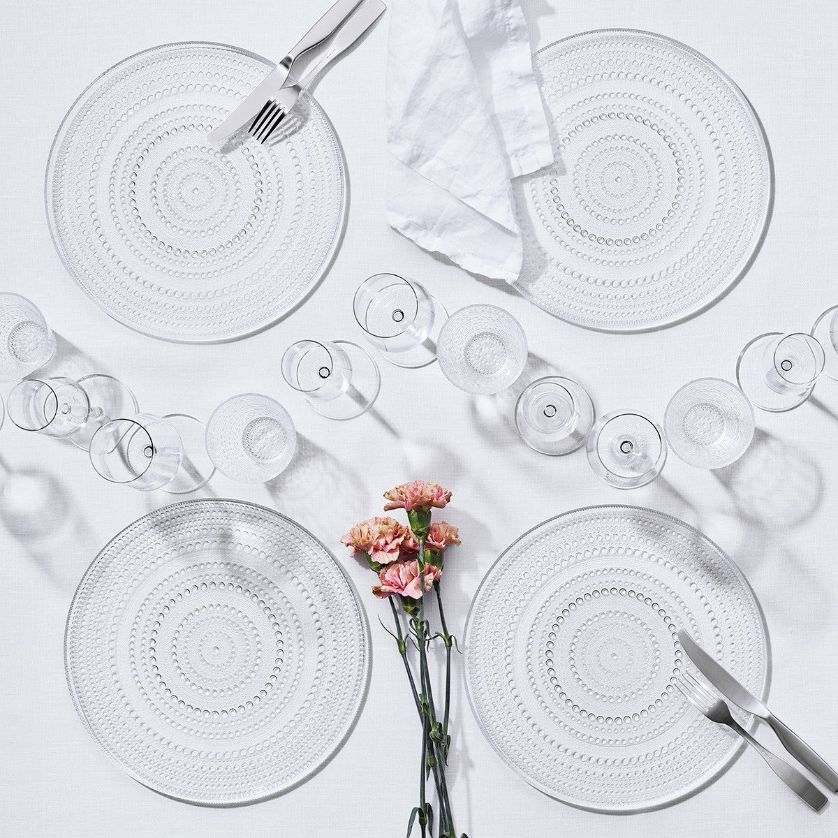iittala Kastehelmi Clear Dewdrop Serving Plate