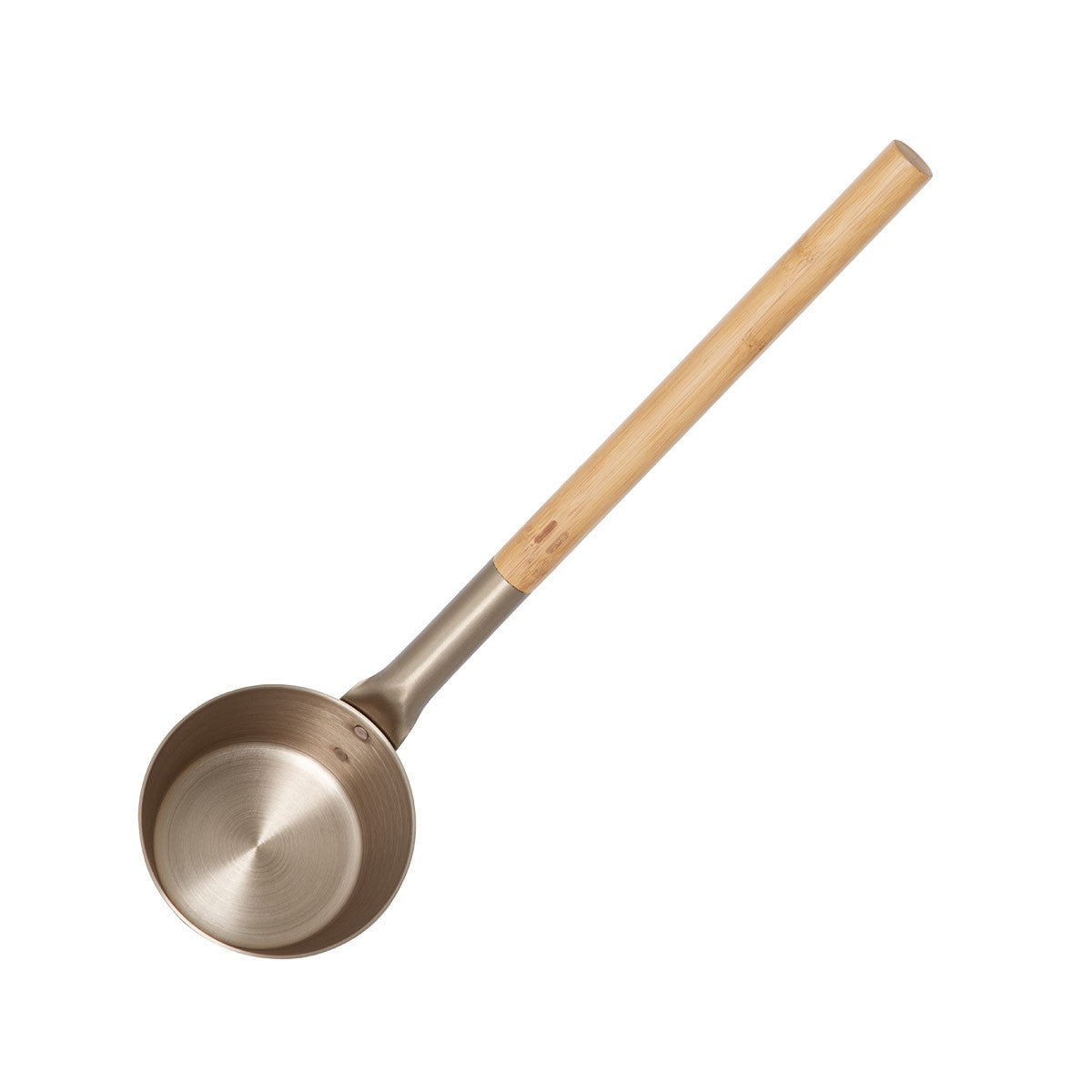 Rento Champagne Aluminum & Bamboo Sauna Ladle