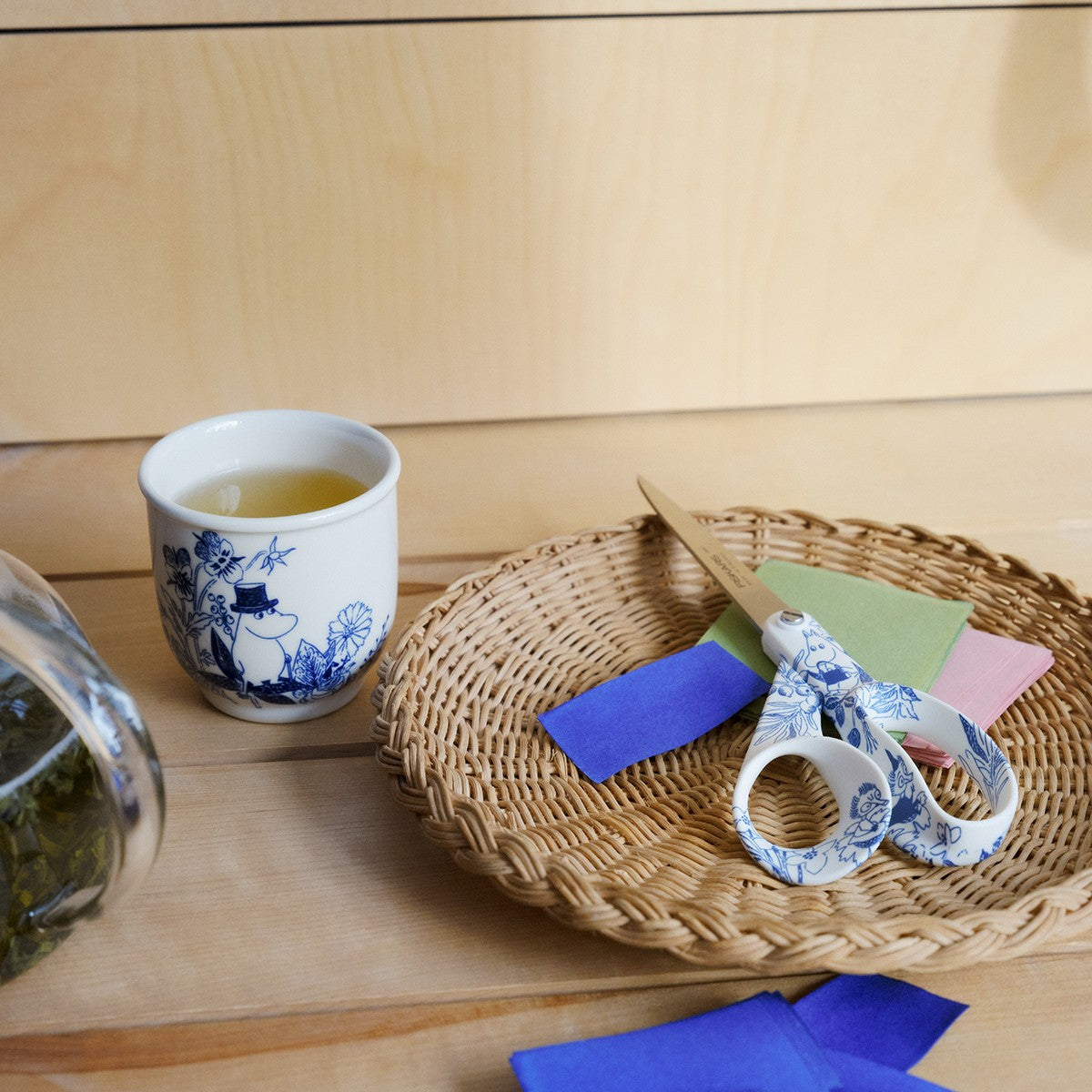 Arabia Moomin Haru White / Blue Small Tea Mug