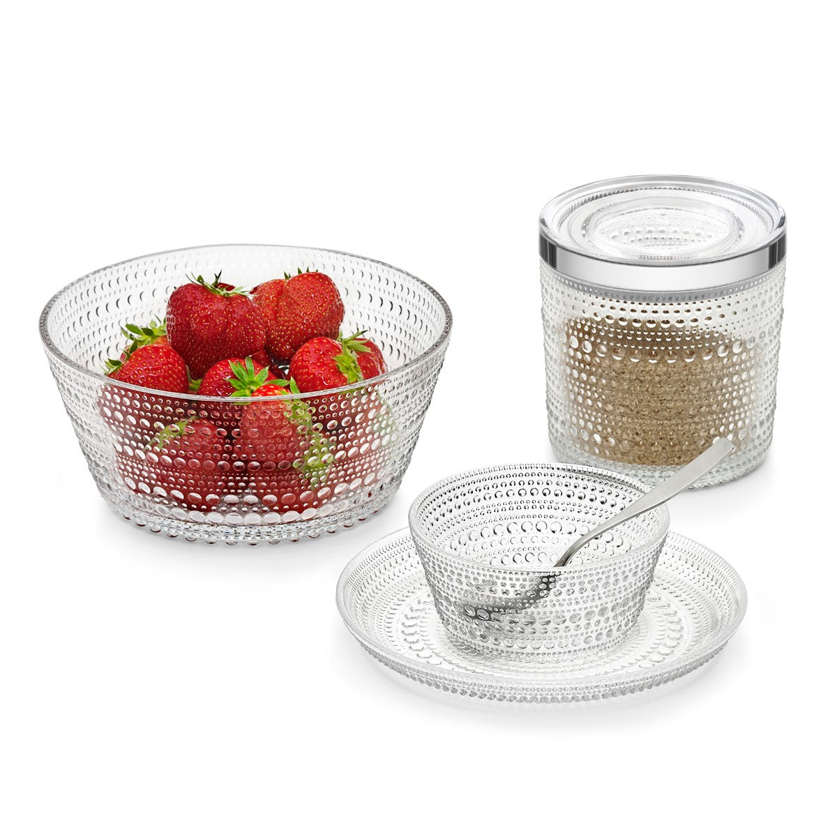 iittala Kastehelmi Clear Small Serving Bowl