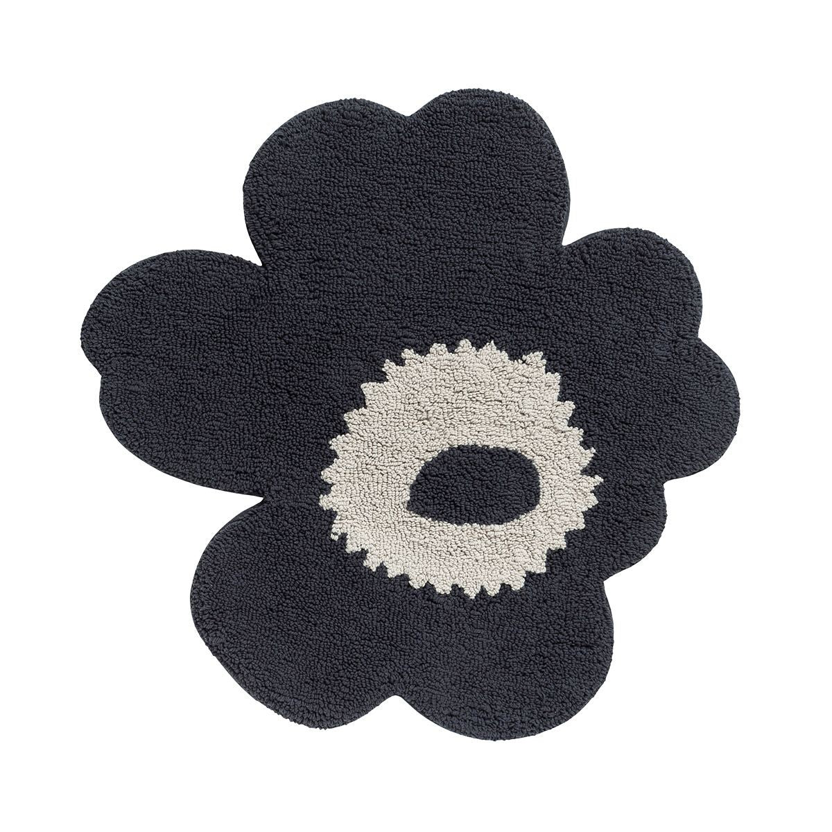 Marimekko Unikko Charcoal / Off White Bath Mat - Rugs – FinnStyle