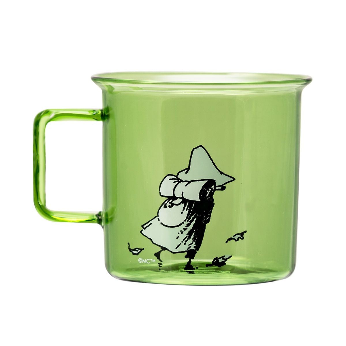 Muurla Moomin Snufkin Green Glass Mug