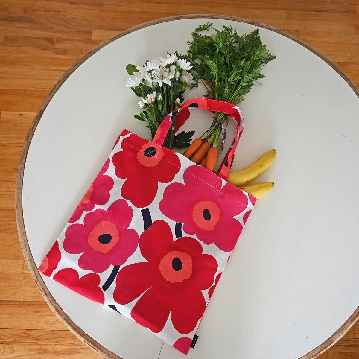 Marimekko Unikko Red Tote Bag