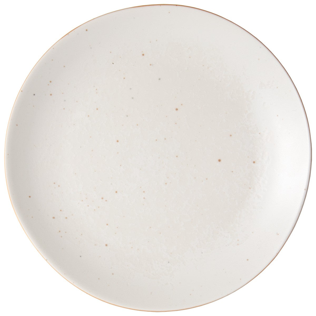 Pentik Kajo White / Brown Dinner Plate