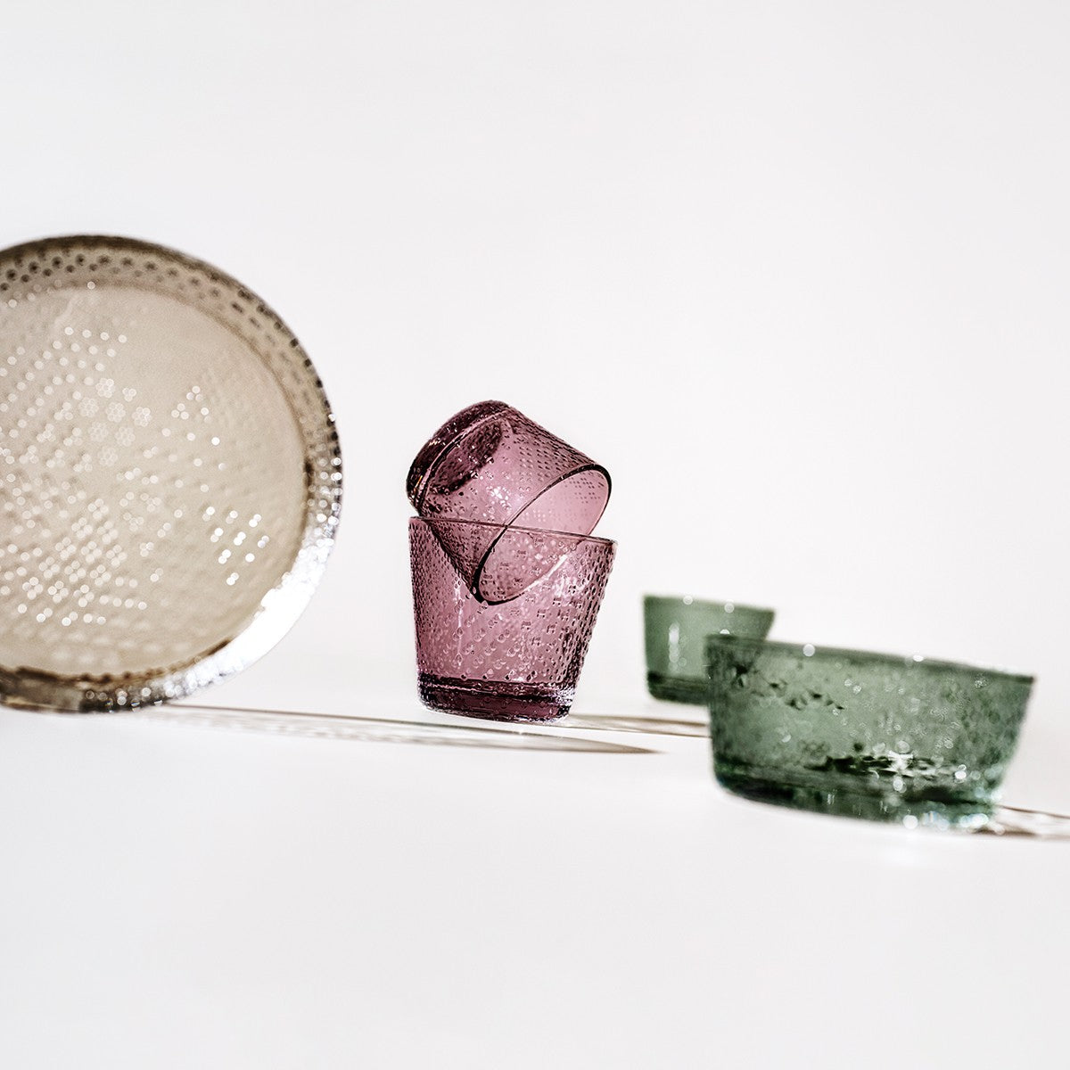 iittala Tundra Pine Green Small Glass Bowl