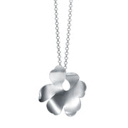 Kalevala x Marimekko Unikko Large Silver Necklace - Anniversary Edition