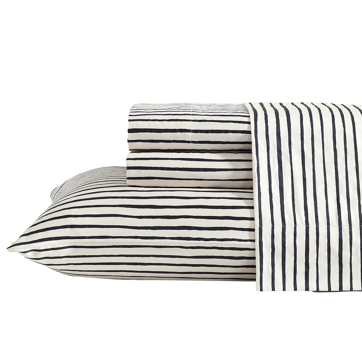 Marimekko Piccolo Off White / Charcoal Queen Sheet Set