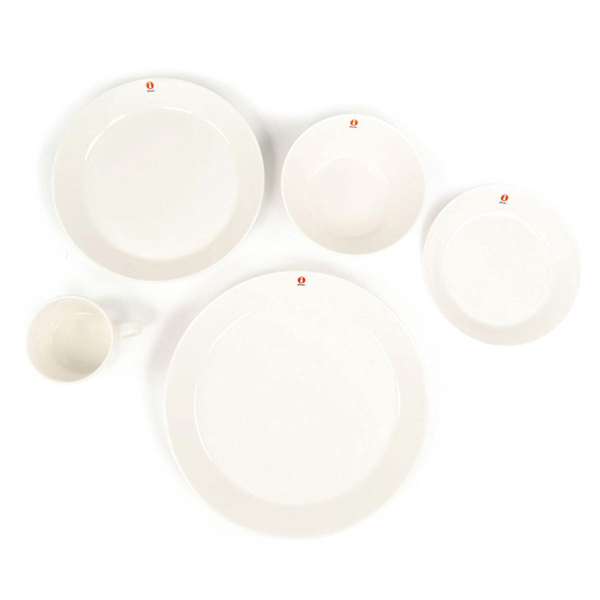 iittala Teema 5-Piece White Dinnerware Set - 8 Place Settings