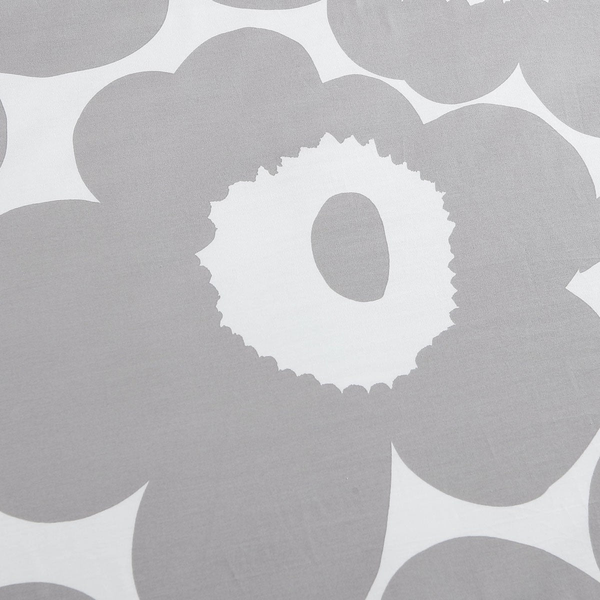 Marimekko Unikko Grey Full / Queen Duvet Cover Set