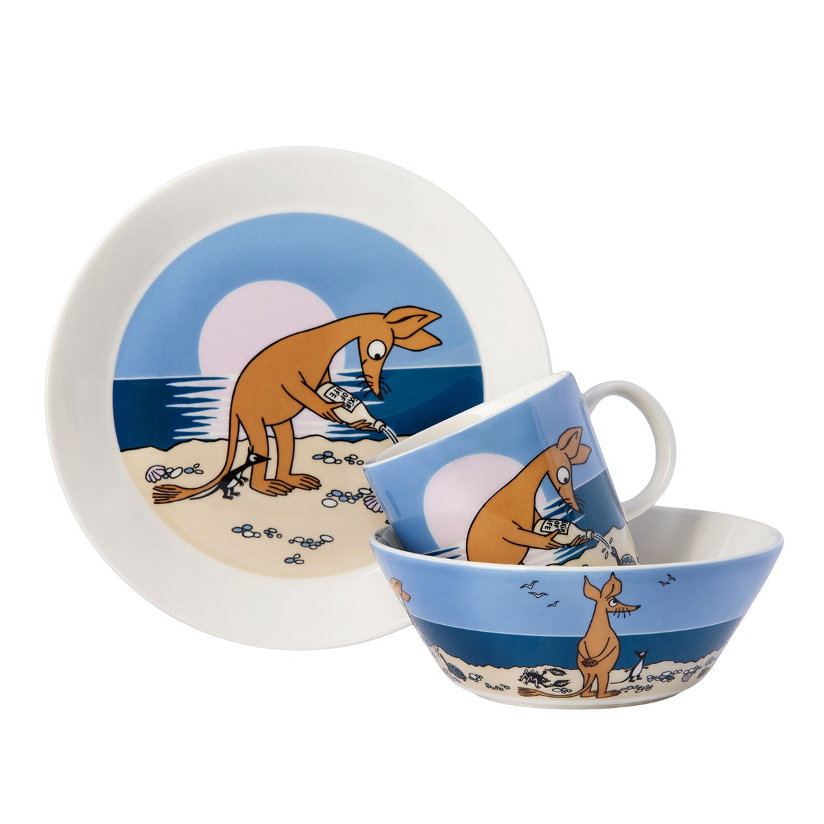 Arabia Moomin Sniff Blue Bowl