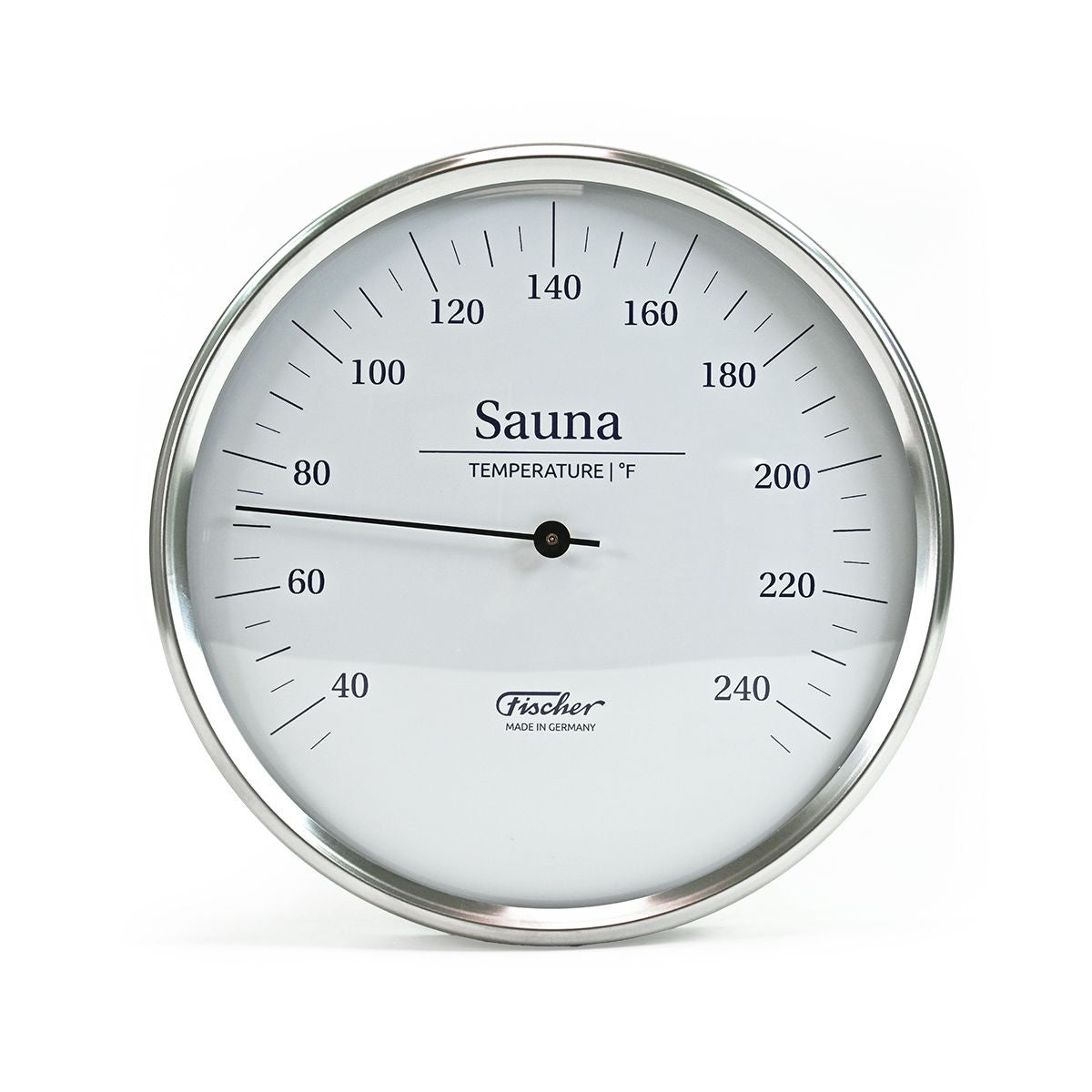 Fischer Sauna Stainless Steel Thermometer - 6-1/4"