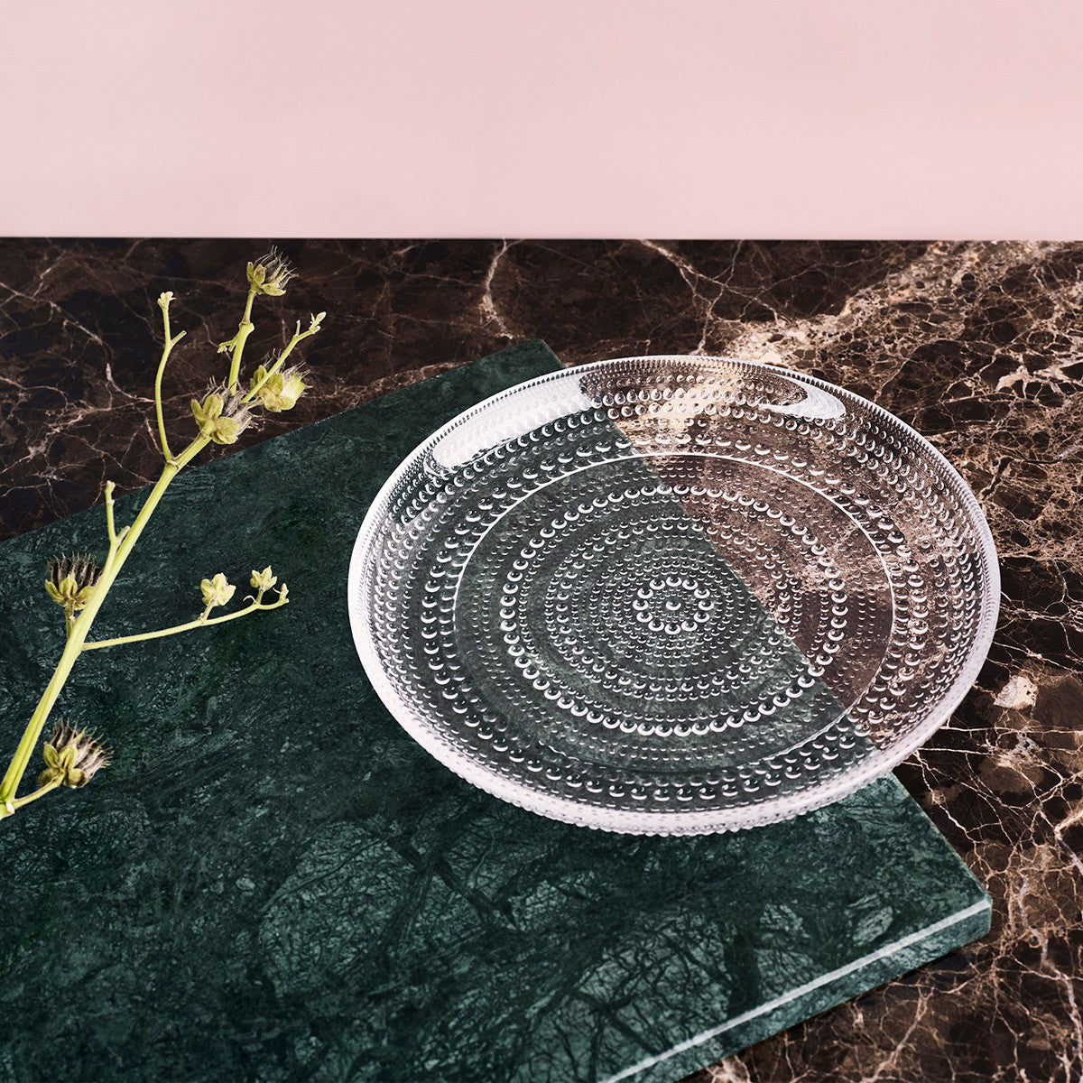 iittala Kastehelmi Clear Dinner Plate