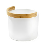 Kolo White Aluminum / Bamboo Sauna Bucket