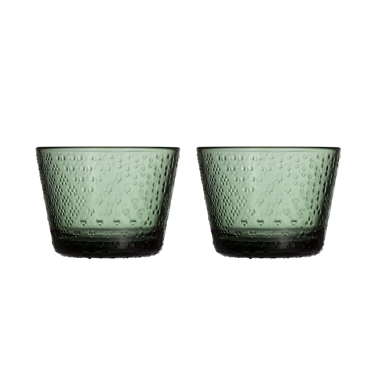 iittala Tundra Pine Green 2pcGlass Tumbler - 5-1/2 oz