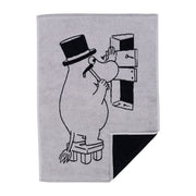 Arabia Moomin Moominpappa Grey / Black Hand Towel