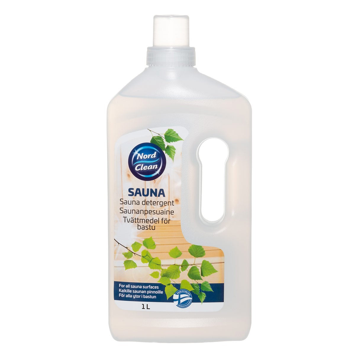 Nord Clean Sauna Cleanser & Wood Scrubbing Brush Set