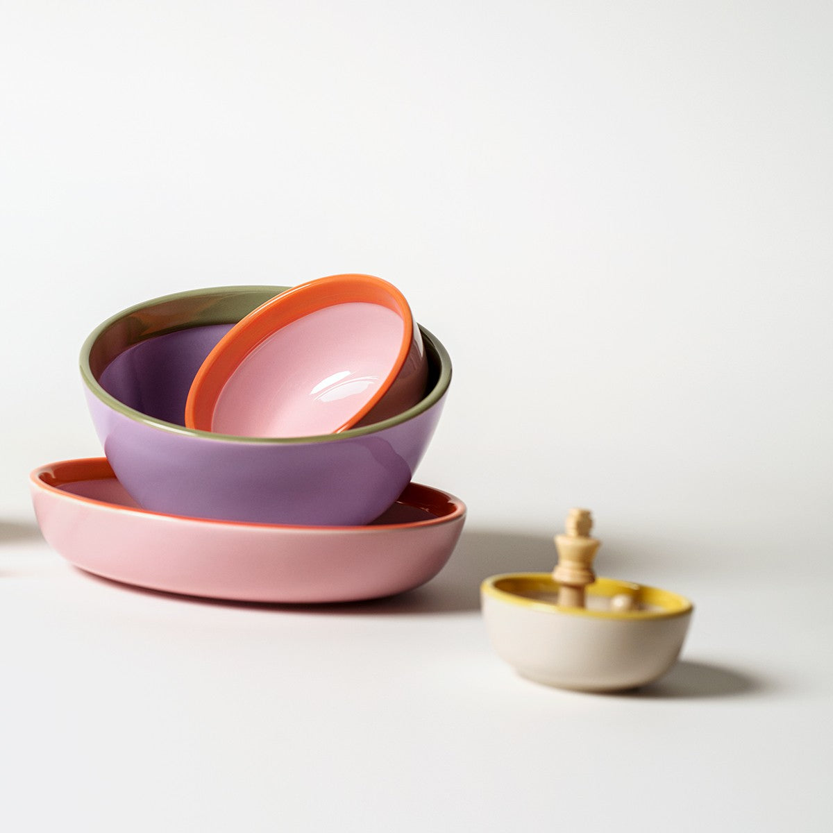 iittala Play Beige / Yellow Mini Bowl