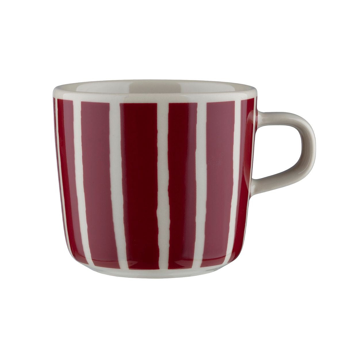 Marimekko Piccolo Dark Red / Sand Coffee Cup