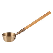 Rento Champagne Aluminum & Bamboo Sauna Ladle