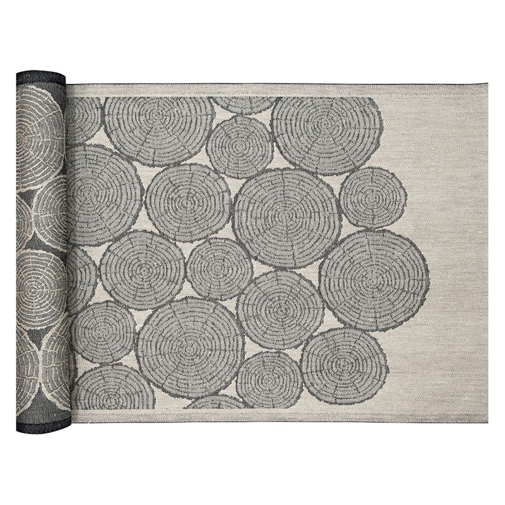 Lapuan Kankurit Motti Taupe / Black Sauna Bench Cover