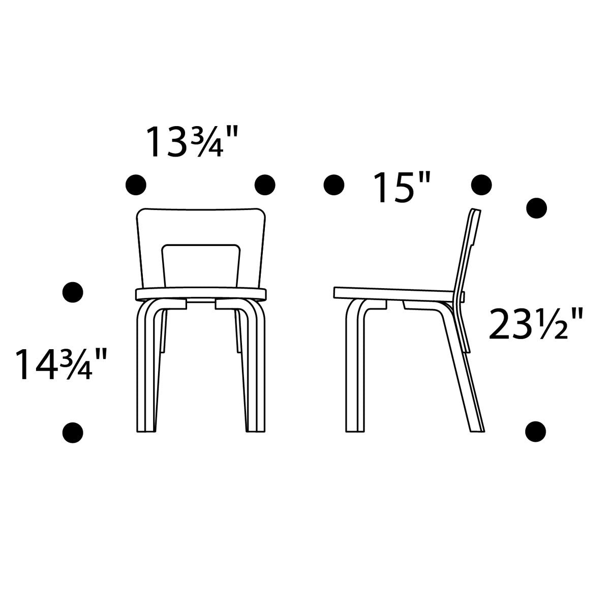 Artek Alvar Aalto N65 - Children's Chairs