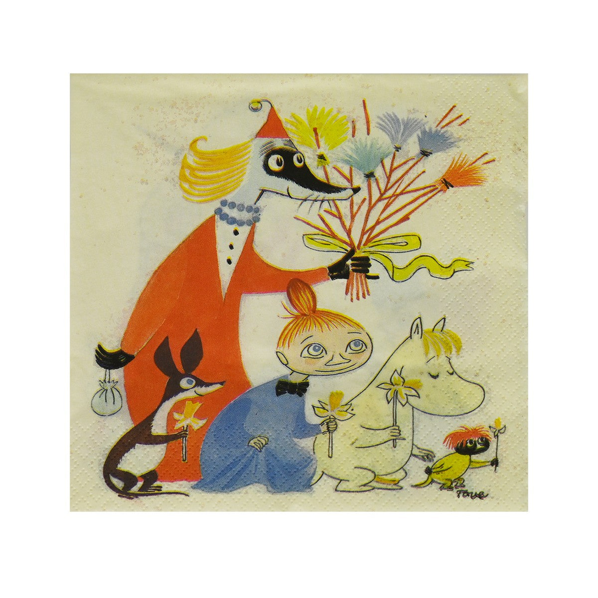 Moomin Easter Yellow / Multi Cocktail Napkins