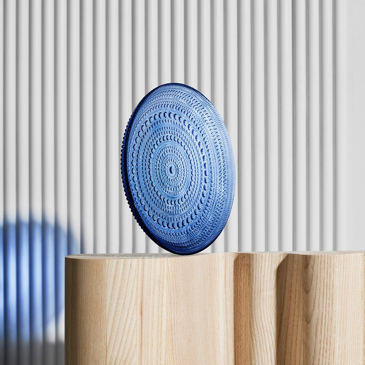 iittala Kastehelmi Ultramarine Blue Salad Plate