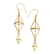 FinnFeelings Himmel Gold Hook Earrings