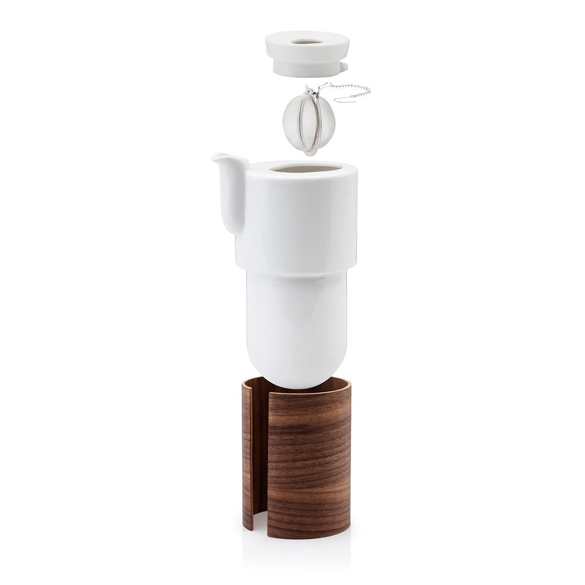 Tonfisk White Warm Small Tea / Coffee Pot