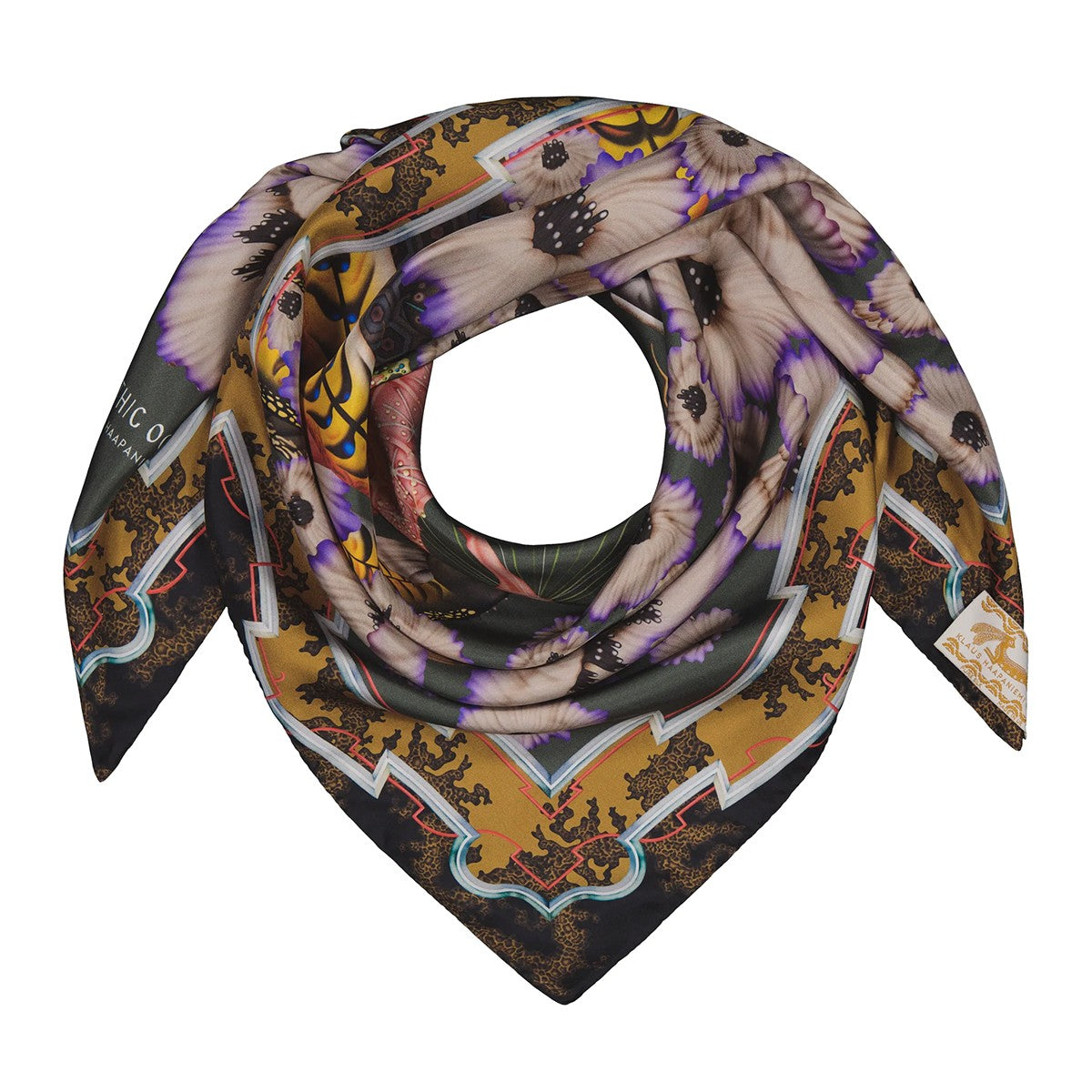 Klaus Haapaniemi Hippokampos Silk Twill Scarf