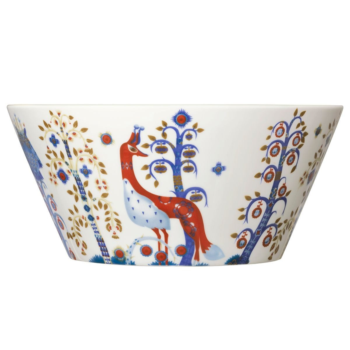 iittala Taika White / Blue Serving Bowl