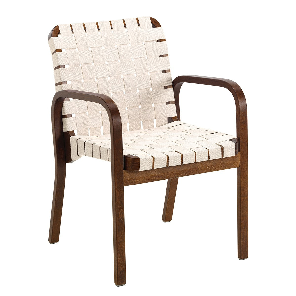Artek Alvar Aalto Armchair 45 - Linen Webbing Upholstery