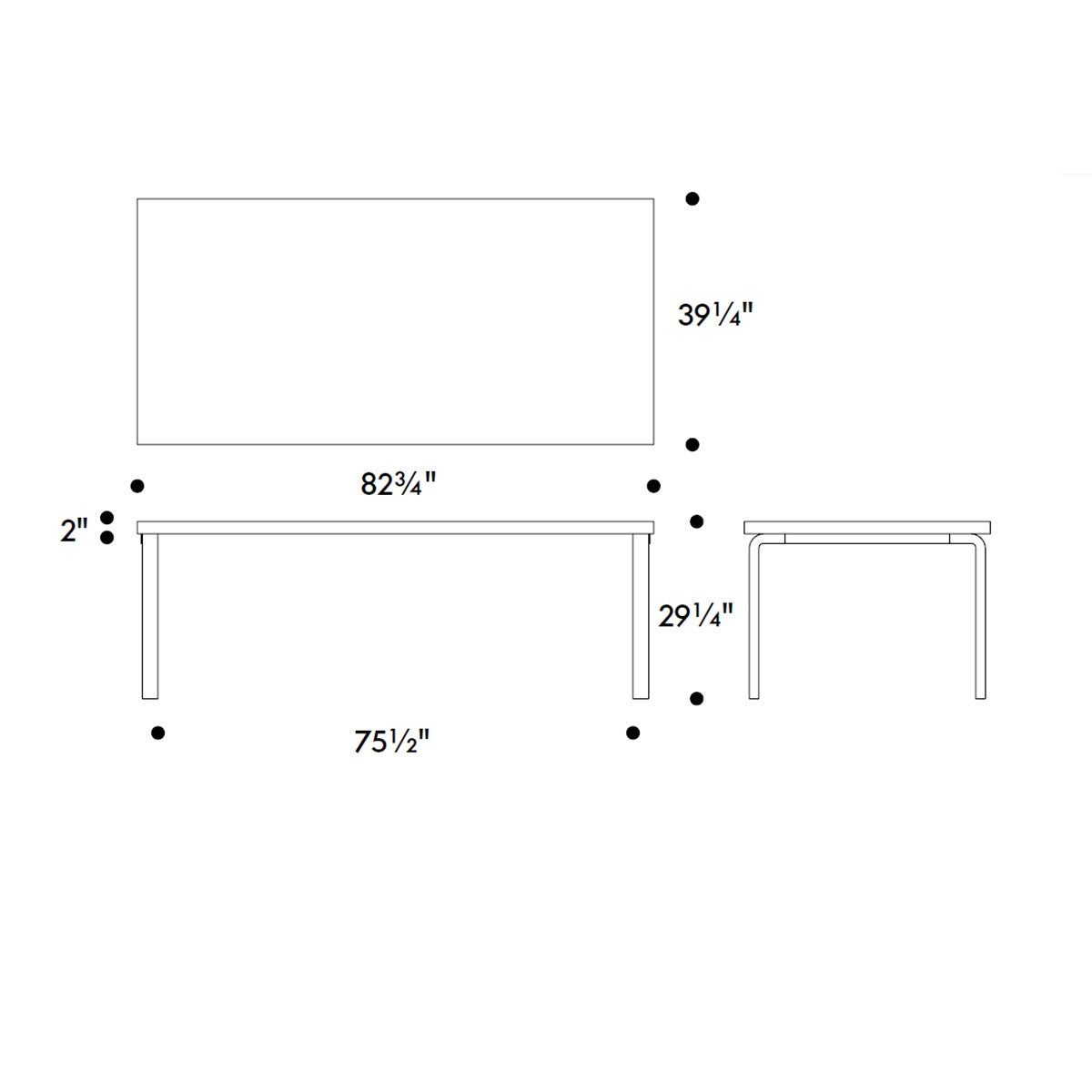Artek Alvar Aalto 86 Table