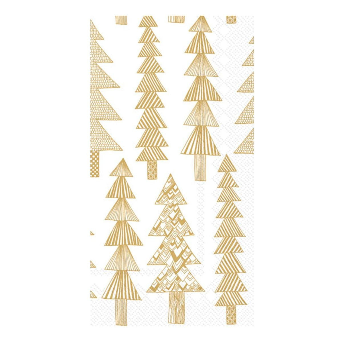 Marimekko Kuusikossa Gold / White Buffet Napkin