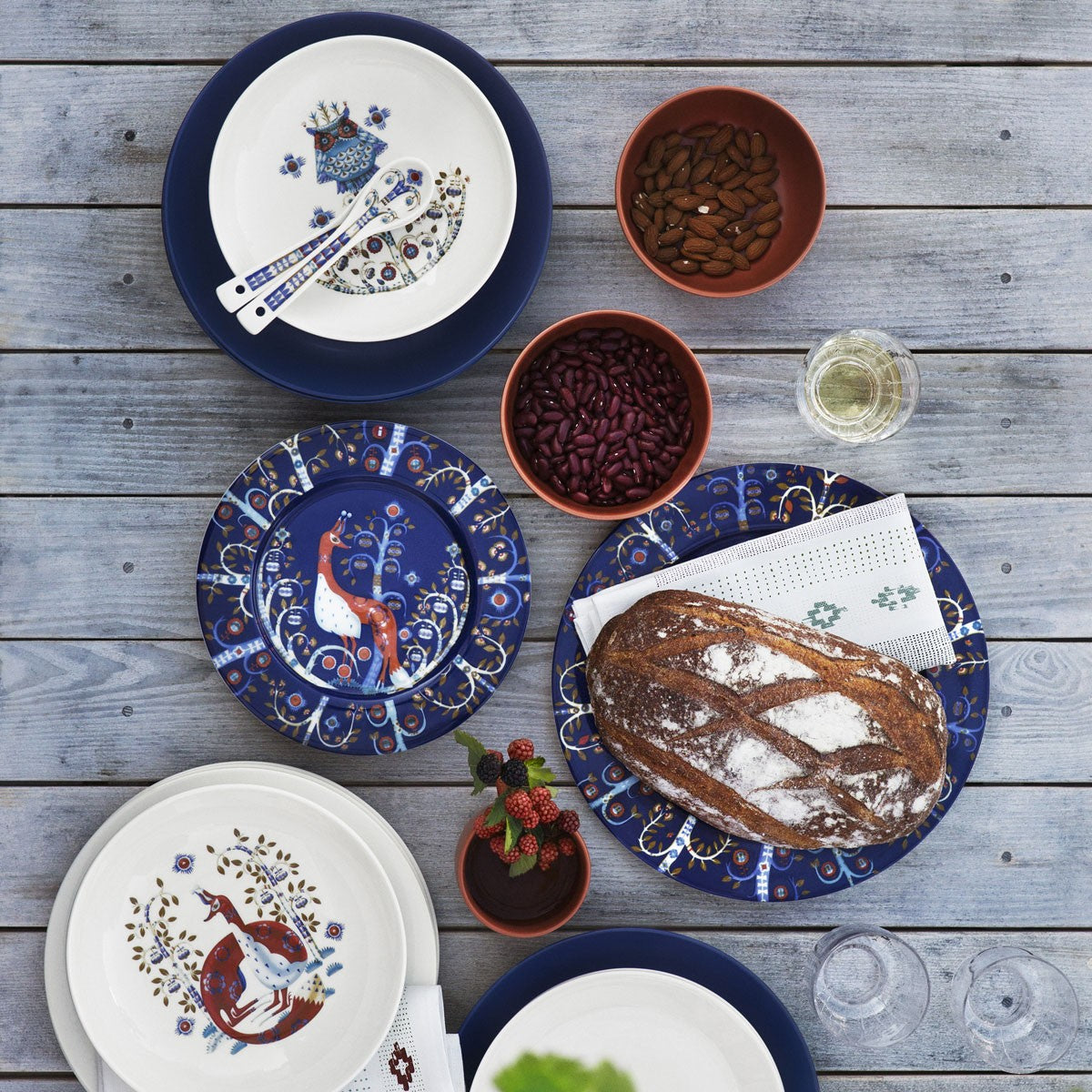 iittala Taika Blue Salad Plate