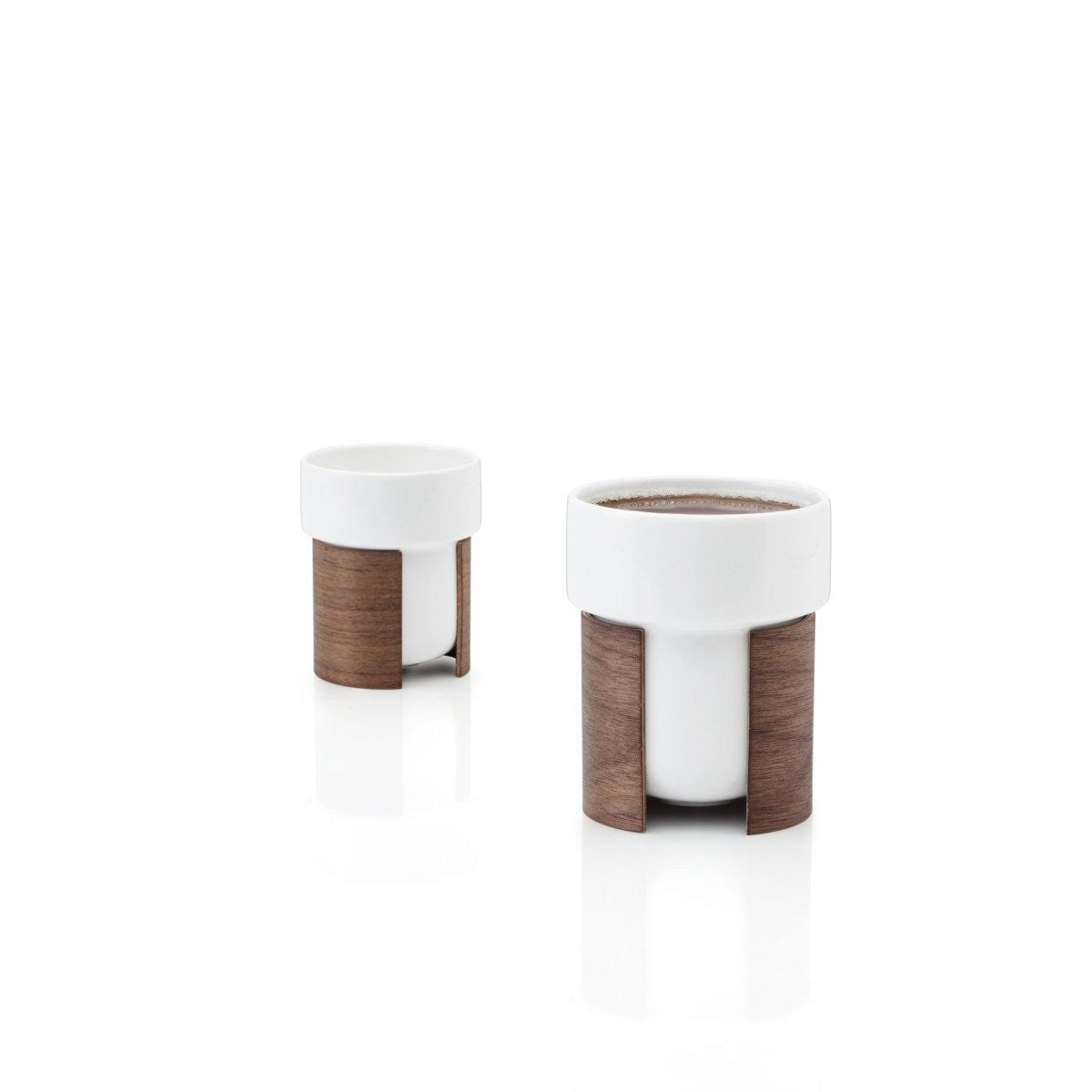 Tonfisk White Warm Tea / Coffee Cups - Set of 2