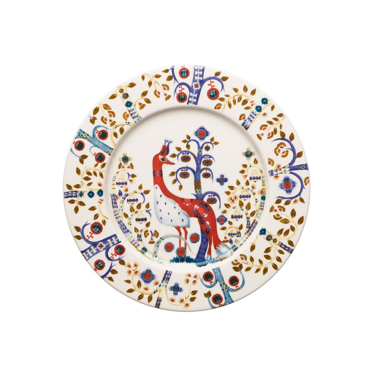 iittala Taika White / Blue Salad Plate