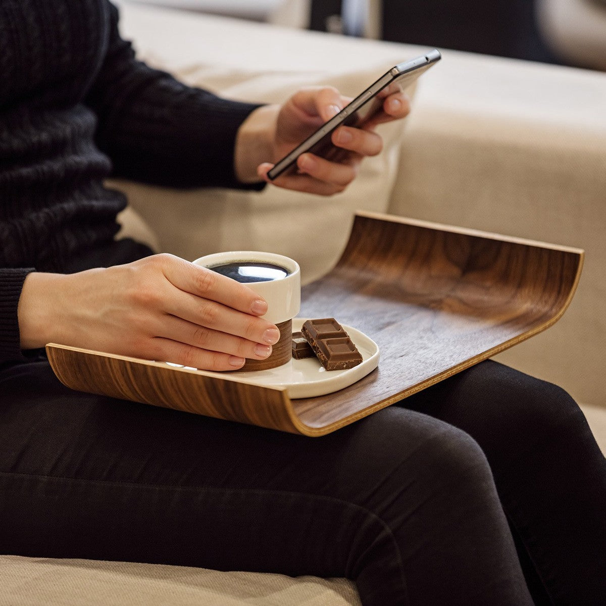 Tonfisk Warm Walnut Serving Tray